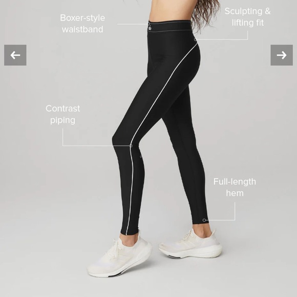 Alo black leggings “only leggings “ - Picture 3 of 4